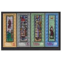 Samoa 1972 Christmas/Stained Glass Windows Set of 4 Stamps SG400/03 MUH