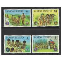 Samoa 1973 Boy Scout Movement Set of 4 Stamps SG405/08 MUH