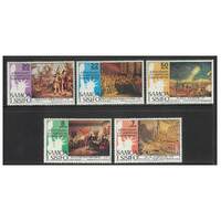 Samoa 1976 Bicentenary of American Revolution Set of 5 Stamps SG459/63 MUH