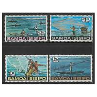 Samoa 1976 Fishing Set of 4 Stamps SG465/68 MUH