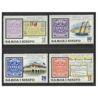 Samoa 1977 Stamp Centenary Set of 4 Stamps SG488/91 MUH