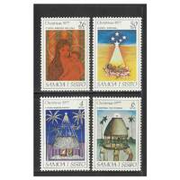 Samoa 1977 Christmas Set of 4 Stamps SG496/99 MUH