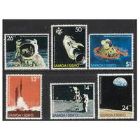 Samoa 1979 10th Anniv of Moon Landing Set of 6 Stamps SG544/49 MUH