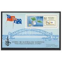 Samoa 1980 Sydpex International Stamp Exhibition Sydney Mini Sheet SG MS578 MUH