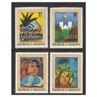 Samoa 1980 Christmas Set of 4 Stamps SG579/82 MUH