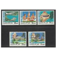 Samoa 1981 Tourism Set of 5 Stamps SG594/98 MUH