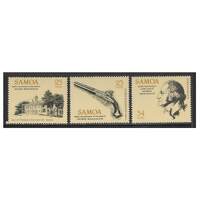 Samoa 1982 250th Anniv of George Washington Set of 3 Stamps SG612/14 MUH