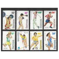 Samoa 1983 South Pacific Games Set of 8 Stamps SG639/46 MUH