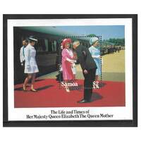 Samoa 1985 Life and Times of the Queen Mother Mini Sheet SG MS704 MUH