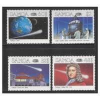 Samoa 1986 Apperance of Halley's Comet Set of 4 Stamps SG722/25 MUH