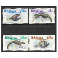 Samoa 1987 Deep Ocean Fish Set of 4 Stamps SG749/52 MUH