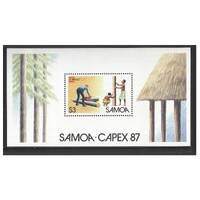 Samoa 1987 Capex International Stamp Expo Toronto Mini Sheet SG MS753 MUH