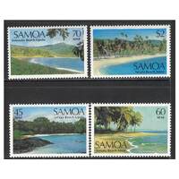 Samoa 1987 Coastal Scenery Set of 4 Stamps SG754/57 MUH
