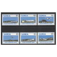 Samoa 1988 Opening of Faleolo Airport Set of 6 Stamps SG773/78 MUH