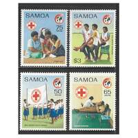 Samoa 1989 125th Anniv of International Red Cross Set of 4 Stamps SG826/29 MUH
