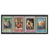 Samoa 1990 Christmas Set of 4 Stamps SG852/55 MUH