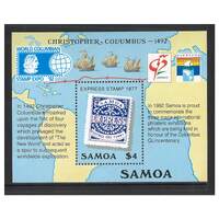 Samoa 1992 500th Anniv of Discovery of America by Columbus Mini Sheet SG MS881 MUH