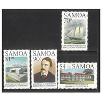 Samoa 1994 Robert Louis Stevenson Centenary Set of 4 Stamps SG929/32 MUH