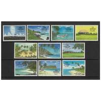 Samoa 1995 Scenic Views Set of 10 Stamps SG937/46 MUH 
