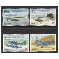 Samoa 1995 50th Anniv of End of WWII Set of 4 Stamps SG961/64 MUH 