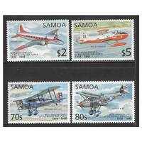 Samoa 1998 80th Anniv of the Royal Air Force Set of 4 Stamps SG1029/32 MUH 