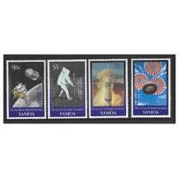 Samoa 1999 30th Anniv of First Moon Landing Set of 4 Stamps SG1044/47 MUH 