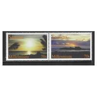 Samoa 2000 New Millennium Set of 2 Stamps SG1058/59 MUH 
