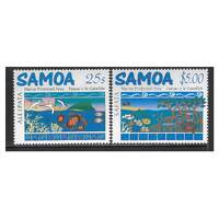 Samoa 2003 Establishment of Marine Protected Areas Set of 2 Stamps SG1118/19 MUH 