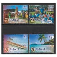 Samoa 2012 50th Anniv of Independence Set of 4 Stamps SG1231/34 MUH 