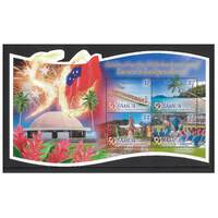 Samoa 2012 50th Anniv of Independence Mini Sheet of 4 Stamps SG MS1235 MUH 