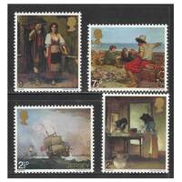 Jersey 1971 Paintings Set of Stamps SG65/68 MUH