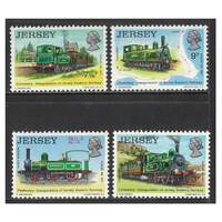 Jersey 1973 Railway History 1st Series Set of 4 Stamps SG93/96 MUH