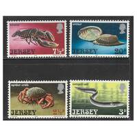 Jersey 1973 Marine Life Set of 4 Stamps SG99/102 MUH