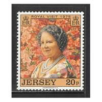 Jersey 1975 The Queen Mother Royal Visit Single Stamp SG123 MUH