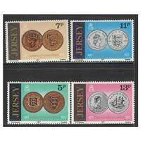 Jersey 1977 Centenary of Currency Reform Set of 4 Stamps SG171/74 MUH