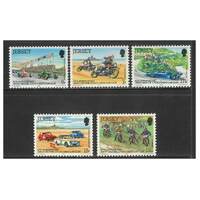 Jersey 1980 60th Anniv of Jersey Motocycle & Light Car Club Set of 5 Stamps SG233/37 MUH