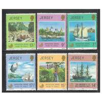 Jersey 1980 Operation Drake and 150th Anniv of Royal Geographical Society Set of 6 Stamps SG238/43 MUH
