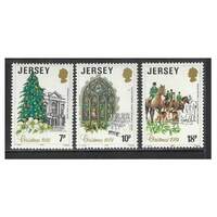 Jersey 1981 Christmas Set of 3 Stamps SG286/88 MUH