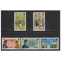 Jersey 1982 Youth Organisations Set of 5 Stamps SG299/303 MUH