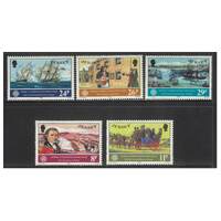 Jersey 1983 World Communications Year/Charles le Geyt Set of 5 Stamps SG314/18 MUH