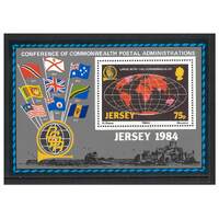 Jersey 1984 Links with Commonwealth Mini Sheet SG MS333 MUH