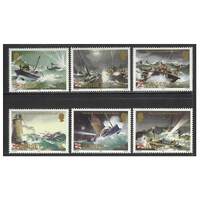 Jersey 1984 Centenary of RNLI Lifeboat Station Set of 6 Stamps SG334/39 MUH