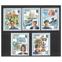 Jersey 1985 International Youth Year Set of 5 Stamps SG360/64 MUH