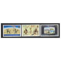 Jersey 1986 Appearance of Halley's Comet Set of 3 Stamps SG383/85 MUH