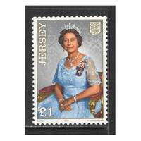 Jersey 1986 60th Birthday of Queen Elizabeth II Single Stamp SG389 MUH