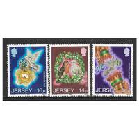 Jersey 1986 Christmas Set of 3 Stamps SG402/04 MUH