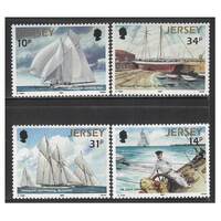 Jersey 1987 Racing Schooner Westward Set of 4 Stamps SG405/08 MUH
