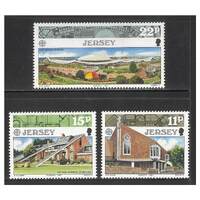 Jersey 1987 Europa/Modern Architecture Set of 3 Stamps SG414/16 MUH