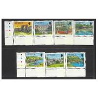 Jersey 1989 Jersey Scenes Part II Set of 7 Definitive Stamps SG481/87 MUH