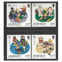 Jersey 1989 Europa/Children's Toys & Games Set of 4 Stamps SG496/99 MUH